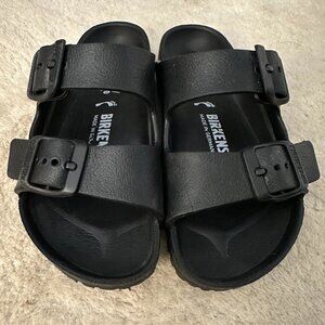 Sz 9 (27) Toddler Black Birkenstock Eva Sandal